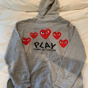 Comme Des Garçon Zipped Hoodie